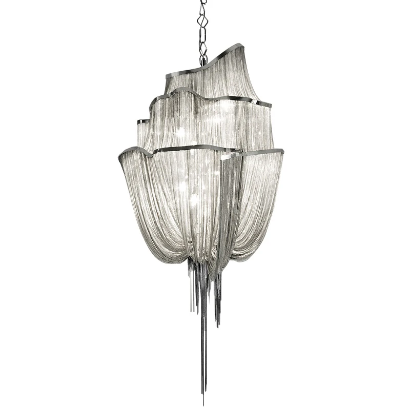 Club Duplex living Room Lights Design Chandelier Light Vintage Aluminum Chain Lighting Lustre for Restaurant Art Studio Lamps
Club Duplex living Room Lights Design Chandelier Light Vintage Aluminum Chain Lighting Lustre for Restaurant Art Studio Lamps
