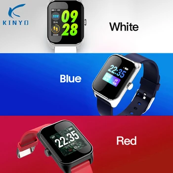 KINYO multifunctional waterproof message remind smart wristband blood pressure heart rate remote control fitness sports bracelet
KINYO multifunctional waterproof message remind smart wristband blood pressure heart rate remote control fitness sports bracelet