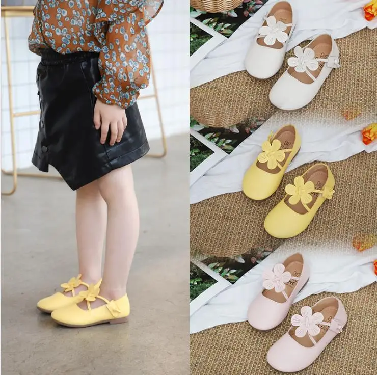 Children girls flower shoes Flat princess Shoes pink yellow beige 21-30 1920 TX05
Children girls flower shoes Flat princess Shoes pink yellow beige 21-30 1920 TX05