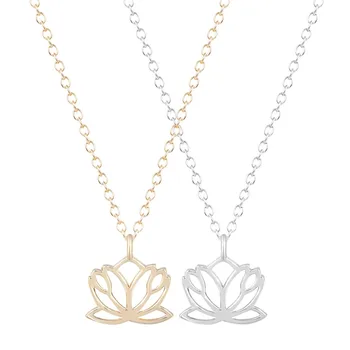 QIAMNI Simple Daily Elegant 10pcs Wholesale Unique Pretty Lotus Flower Necklace for Women and Girls pendant necklace
QIAMNI Simple Daily Elegant 10pcs Wholesale Unique Pretty Lotus Flower Necklace for Women and Girls pendant necklace