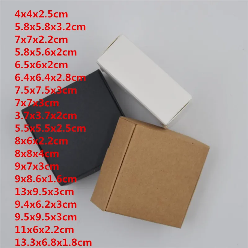 19 sizes Small White Kraft Paper Gift Box 100pcs/lot handmade Soap jewelry packaging craft Box Wedding Decor Candy cardboard Box
19 sizes Small White Kraft Paper Gift Box 100pcs/lot handmade Soap jewelry packaging craft Box Wedding Decor Candy cardboard Box