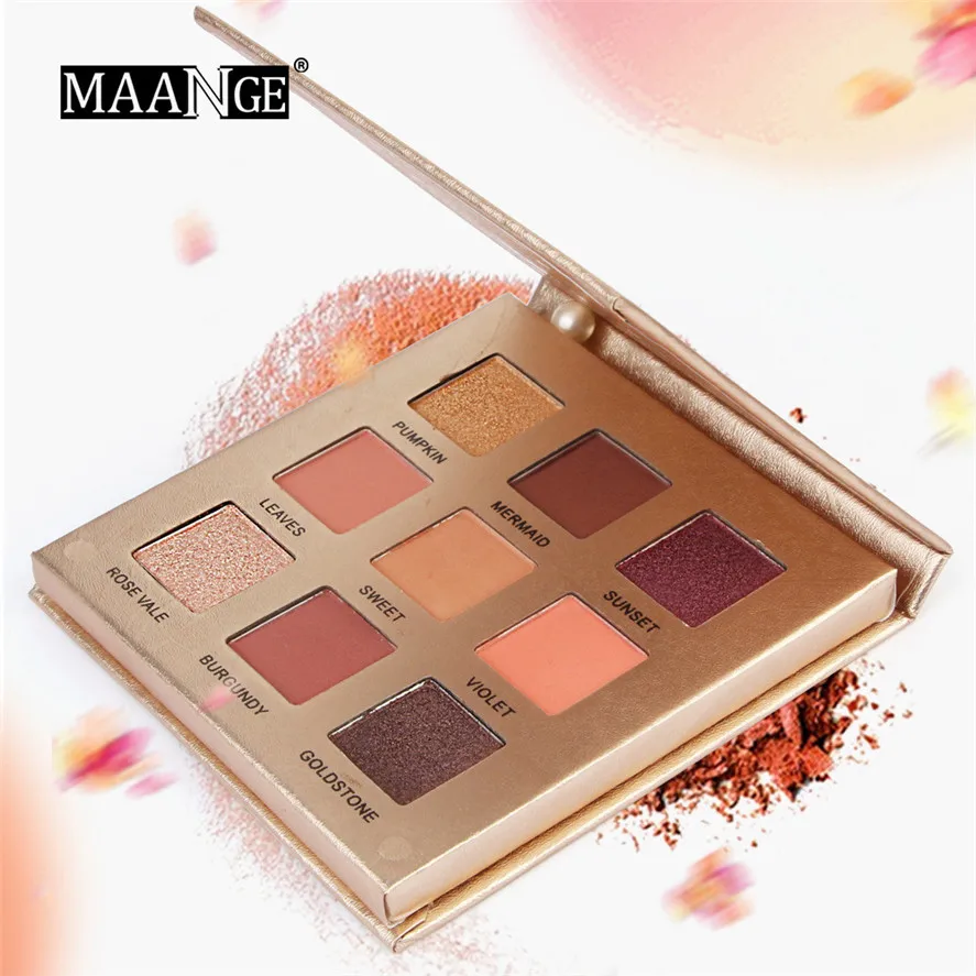 New Fashion Eye Shadow Palette MAANGE 9 Color Shimmer Glitter Eye Shadow Powder Eyeshadow Palettes Cosmetic Makeup Palette 33
New Fashion Eye Shadow Palette MAANGE 9 Color Shimmer Glitter Eye Shadow Powder Eyeshadow Palettes Cosmetic Makeup Palette 33
