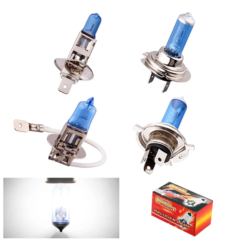 Super Bright Halogen Bulbs H1 H3 H4 H7 H8 H9 H11 9005 HB3 9006 HB4 100W 6000K Car Headlight Fog Lights Lamp White parking
Super Bright Halogen Bulbs H1 H3 H4 H7 H8 H9 H11 9005 HB3 9006 HB4 100W 6000K Car Headlight Fog Lights Lamp White parking