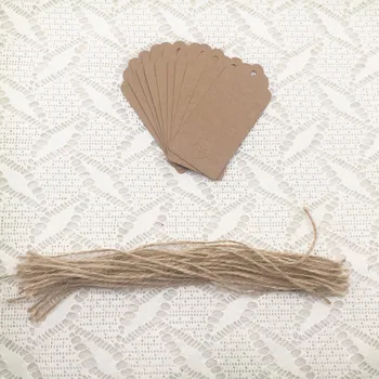 100pcs/lot Party DIY Accessories Kraft Card Name Card Wedding Party Favors Tags with Hemp Rope
100pcs/lot Party DIY Accessories Kraft Card Name Card Wedding Party Favors Tags with Hemp Rope