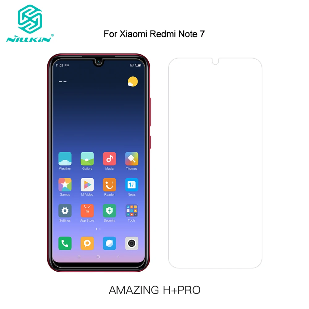 Закаленное стекло Nillkin для Xiaomi Redmi Note 7 Защита экрана Note7 защитная пленка H + PRO