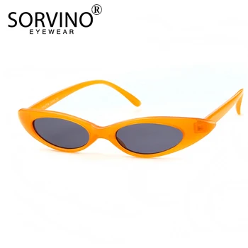 SORVINO 90s Vintage Lady Small Cat Eye Sunglasses 2020 Women Brand Designer Tiny Cateye Sun Glasses Pink Red Yellow Shades SN137
SORVINO 90s Vintage Lady Small Cat Eye Sunglasses 2020 Women Brand Designer Tiny Cateye Sun Glasses Pink Red Yellow Shades SN137