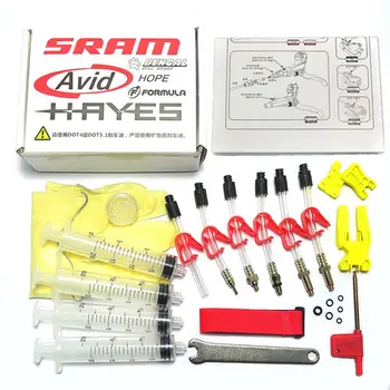 Bicycle hydraulic Disc Brake Bleed Kit tool For Formula Avid Hope Bengal Bicycle-Brake-Oil-injection-kits-Tool Bike Repair Tools
Bicycle hydraulic Disc Brake Bleed Kit tool For Formula Avid Hope Bengal Bicycle-Brake-Oil-injection-kits-Tool Bike Repair Tools