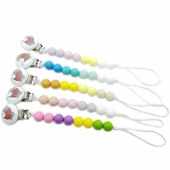 5Colors Food Grade Silicone Baby Pacifier Chain Wood Holder Interest Clip Stylish And Natural Pacifier Dummy Holder For Born New
5Colors Food Grade Silicone Baby Pacifier Chain Wood Holder Interest Clip Stylish And Natural Pacifier Dummy Holder For Born New
