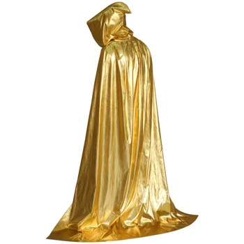 Vampire Hooded Cloak Medieval Witch Robe Cape Floor-length Halloween Costume Unisex New
Vampire Hooded Cloak Medieval Witch Robe Cape Floor-length Halloween Costume Unisex New