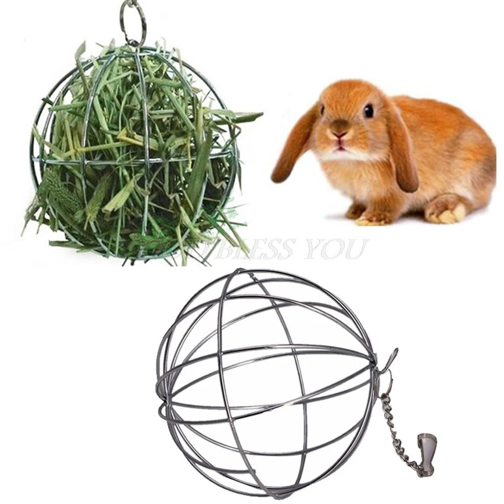 Stainless Steel Ball Shape Grass Grame Pet Feed Dispenser Bunny Guinea Rabbit Small Animal playing Hanging Ball Toy
Stainless Steel Ball Shape Grass Grame Pet Feed Dispenser Bunny Guinea Rabbit Small Animal playing Hanging Ball Toy