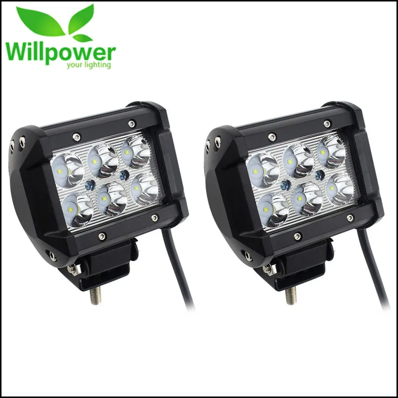 2pcs 18W Led Driving Light 18W LED Light Bar Spot Flood 12 volt 4 Inch LED Work Light Bar For Niva 4X4 ATV Offroad Boat
2pcs 18W Led Driving Light 18W LED Light Bar Spot Flood 12 volt 4 Inch LED Work Light Bar For Niva 4X4 ATV Offroad Boat
