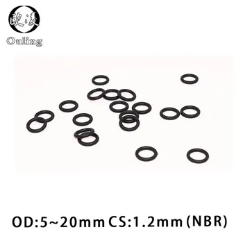 50PCS/lot Rubber Ring NBR Sealing O-Ring 1.2mm Thickness OD5/6/8/10/12/13/14/15/16/17/18/19/20mm O Ring Seal Gasket Oil Washer
50PCS/lot Rubber Ring NBR Sealing O-Ring 1.2mm Thickness OD5/6/8/10/12/13/14/15/16/17/18/19/20mm O Ring Seal Gasket Oil Washer