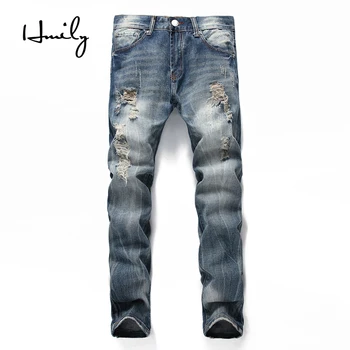 HMILY New Fashion Vintage Mens Denim Jeans Classics Jeans Slim Mens Designer Jeans Pants Clothing Plus Size Male Trousers
HMILY New Fashion Vintage Mens Denim Jeans Classics Jeans Slim Mens Designer Jeans Pants Clothing Plus Size Male Trousers