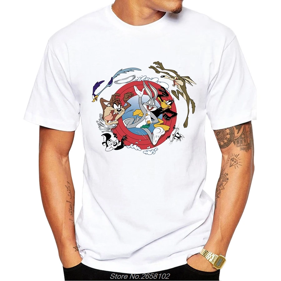 Bugs Bunny Daffy Duck Yosemite Sam T Shirt Short Sleeve Tops Funny Cartoon Tee Harajuku Tshirt Harajuku Streetwear
Bugs Bunny Daffy Duck Yosemite Sam T Shirt Short Sleeve Tops Funny Cartoon Tee Harajuku Tshirt Harajuku Streetwear