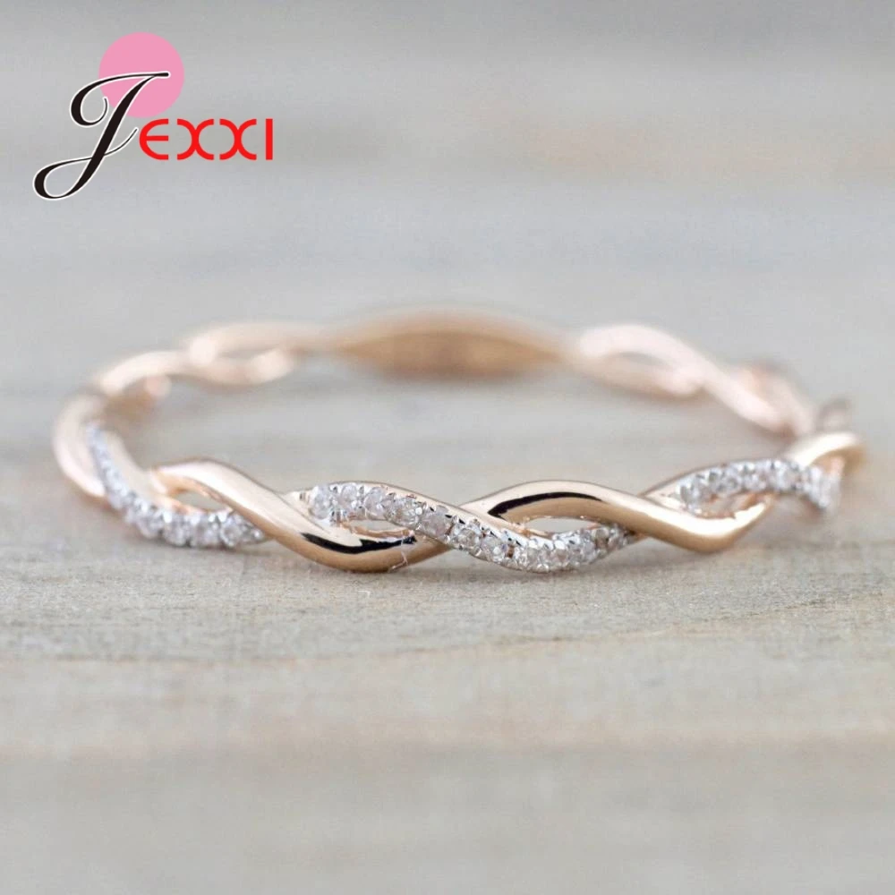 JEXXI Drop Shipping for Lovely Women Wedding Ceremony Accessories Glamorous Braided Pattern Crystal Stone Ring 925 Silver
JEXXI Drop Shipping for Lovely Women Wedding Ceremony Accessories Glamorous Braided Pattern Crystal Stone Ring 925 Silver