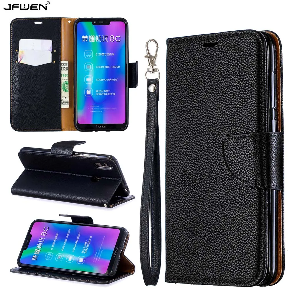 Luxury Litchi Leather Flip Phone Case For Huawei Honor 8C Case For Huawei Honor 8C 6.26 Case Book Cover Wallet With Lanyard
Luxury Litchi Leather Flip Phone Case For Huawei Honor 8C Case For Huawei Honor 8C 6.26 Case Book Cover Wallet With Lanyard