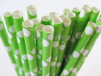 Free Shipping 250pcs Lime Green with White Polka Dot Paper Straws Party Decoration Drinking Straw 200 colors to choose
Free Shipping 250pcs Lime Green with White Polka Dot Paper Straws Party Decoration Drinking Straw 200 colors to choose