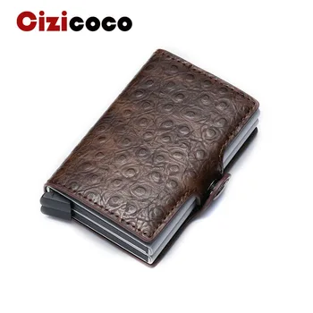2019 New PU Leather Card Holder Fashion RFID Double Box Mini Wallet Retro Business Metal Travel Wallet Credit Card Holder
2019 New PU Leather Card Holder Fashion RFID Double Box Mini Wallet Retro Business Metal Travel Wallet Credit Card Holder
