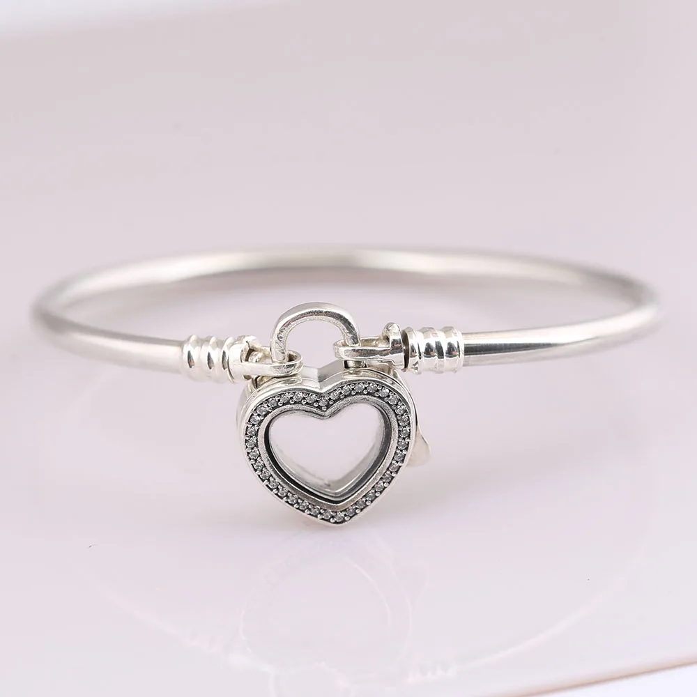 Authentic 100% 925 Sterling Silver Hearts Bangles For Women Vintage Christmas gift DIY
Authentic 100% 925 Sterling Silver Hearts Bangles For Women Vintage Christmas gift DIY
