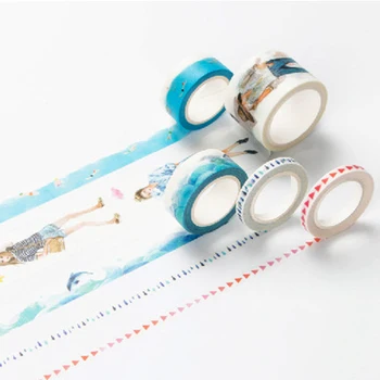Infeel Blue Girl washi tape DIY decorative scrapbooking planner masking label sticker stationery school supplies
Infeel Blue Girl washi tape DIY decorative scrapbooking planner masking label sticker stationery school supplies