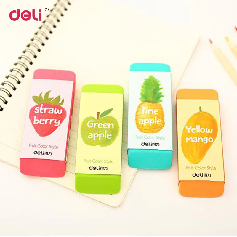 12 pcs / box Pencil Rubber Eraser Large Candy Color Cute Fresh Fruit Style High Quality School Supplies Students Stationery
12 pcs / box Pencil Rubber Eraser Large Candy Color Cute Fresh Fruit Style High Quality School Supplies Students Stationery