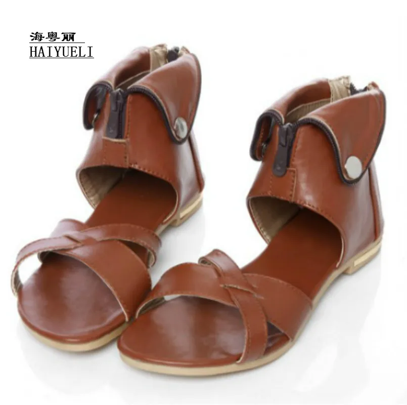 Black Beige White Brown New Summer Fashion Flat Sandals Womens Gladiator Rome Shoes Big Size
Black Beige White Brown New Summer Fashion Flat Sandals Womens Gladiator Rome Shoes Big Size