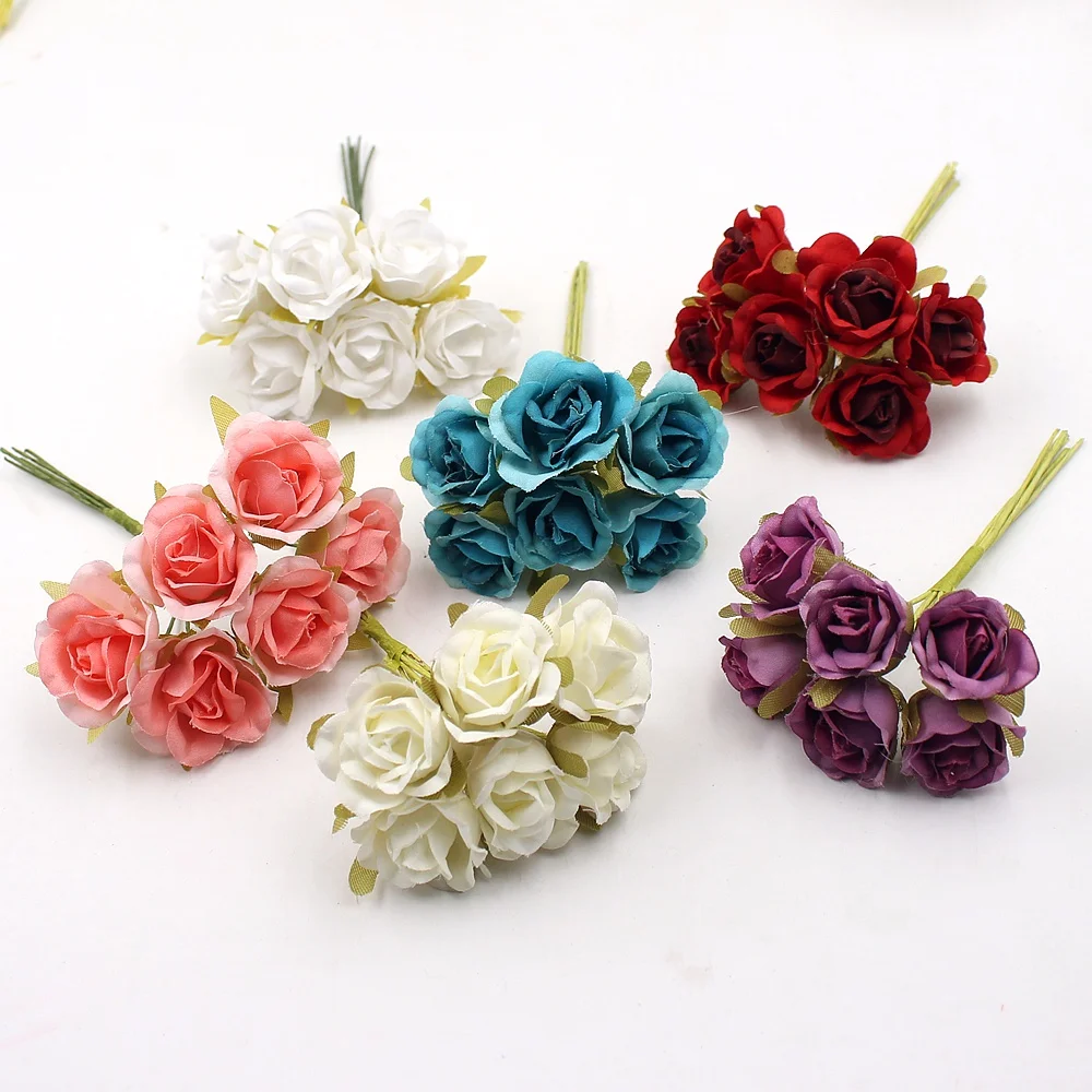 60pcs/lot 2.5cm Decorative Silk Scrapbooking Mini Rose Artificial Flower Bouquet For Wedding Craft Decoration DIY Wreath Flower
60pcs/lot 2.5cm Decorative Silk Scrapbooking Mini Rose Artificial Flower Bouquet For Wedding Craft Decoration DIY Wreath Flower