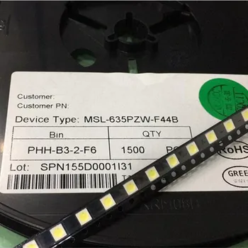 SMD LED 3535 cold white backlight LCD TV maintenance dedicated 1W 350mA 3V 110LM 100pcs/lot
SMD LED 3535 cold white backlight LCD TV maintenance dedicated 1W 350mA 3V 110LM 100pcs/lot