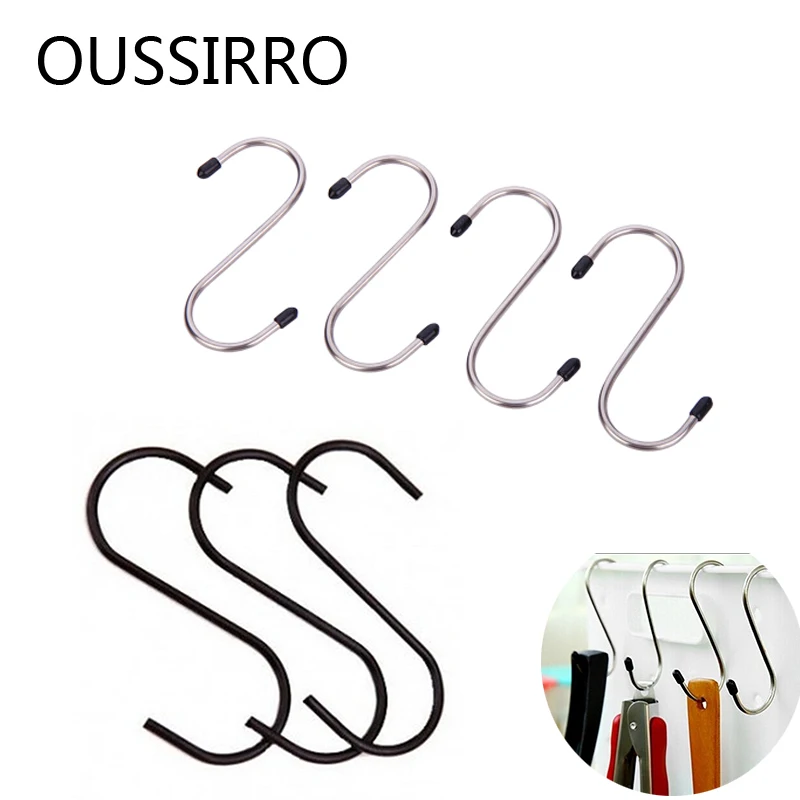 Strong Stainless Steel Storage Hook Free installation Multifunction Hanger S Shape Hooks For Hanging On Rope Crossbar Use Hook
Strong Stainless Steel Storage Hook Free installation Multifunction Hanger S Shape Hooks For Hanging On Rope Crossbar Use Hook