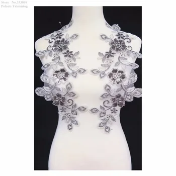 Free Shipping 1mirror pair=2pcs x New Silver/Grey/Cream Flower Sequin Lace Applique Trim Patch Dance Costume Decorating PBNC112E
Free Shipping 1mirror pair=2pcs x New Silver/Grey/Cream Flower Sequin Lace Applique Trim Patch Dance Costume Decorating PBNC112E