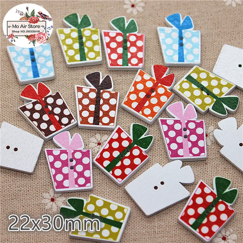 20pcs Mixed gift box Wooden Decorative Button 2 Holes 30x22mm Fit Sewing DIY Scrapbooking Craft
20pcs Mixed gift box Wooden Decorative Button 2 Holes 30x22mm Fit Sewing DIY Scrapbooking Craft