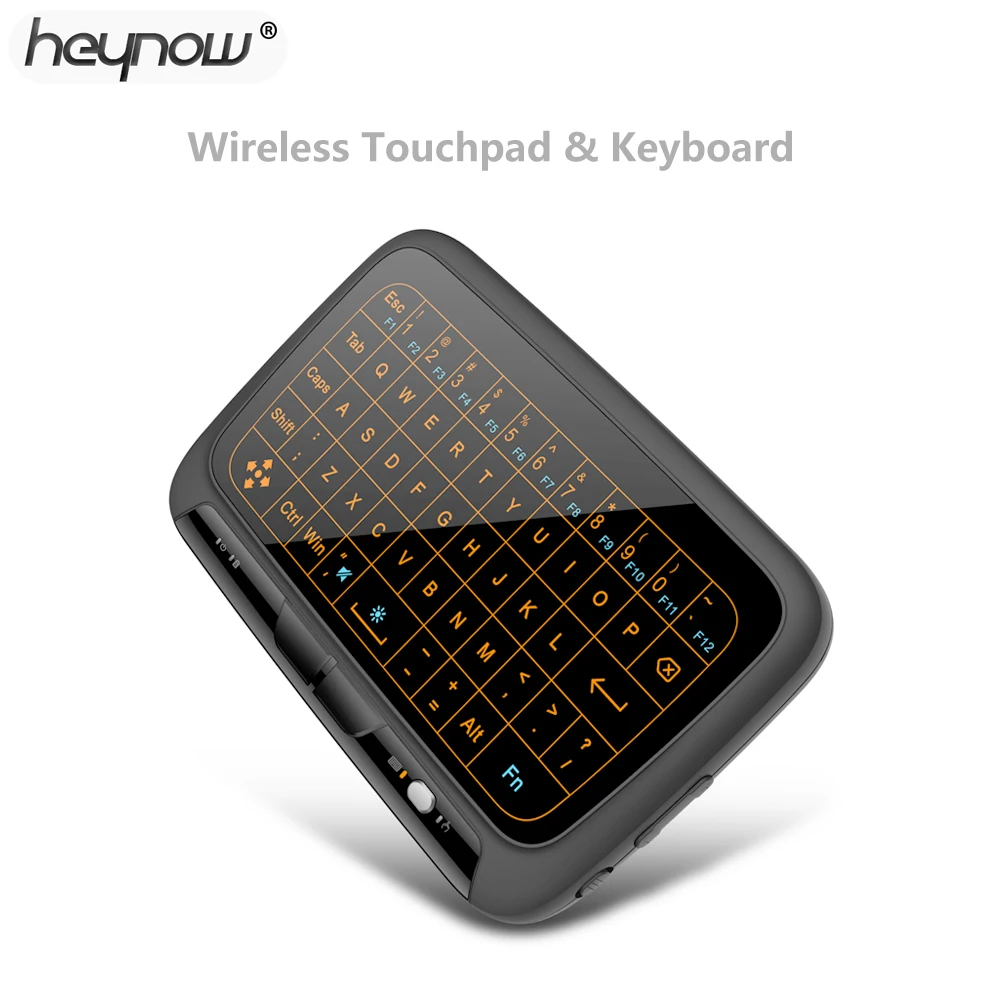 

HEYNOW Backlit Keyboard H18 plus Remote Control Air Mouse and Keyboard 2.4Ghz Wireless Full Touchpad For Android TV Box PC