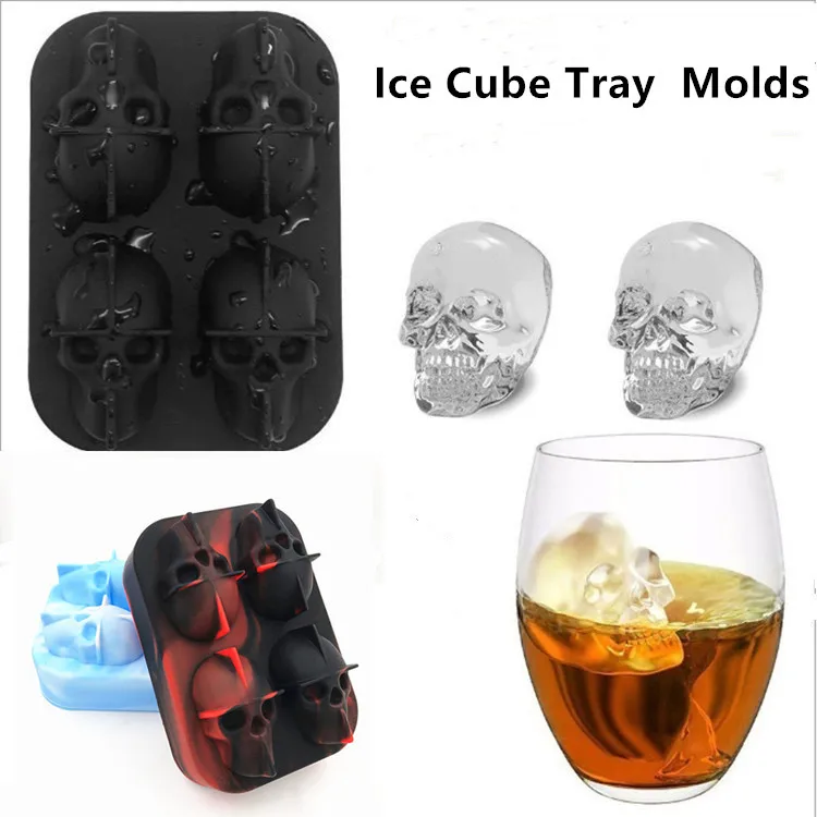 Skull Shape 3D Ice Cube Mold Maker Bar Party Silicone Trays Chocolate Mold Gift Ice Cream Tools
Skull Shape 3D Ice Cube Mold Maker Bar Party Silicone Trays Chocolate Mold Gift Ice Cream Tools