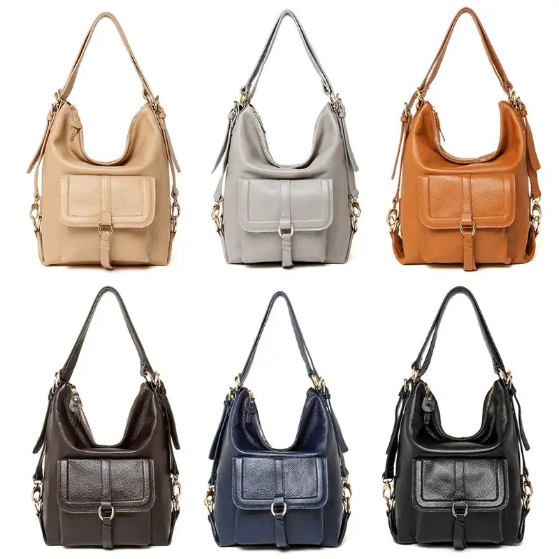Women Top Handle Genuine Leather Shoulder Bag Handbag Multifunction Use Satchel Crossbody Messenger Purse
Women Top Handle Genuine Leather Shoulder Bag Handbag Multifunction Use Satchel Crossbody Messenger Purse