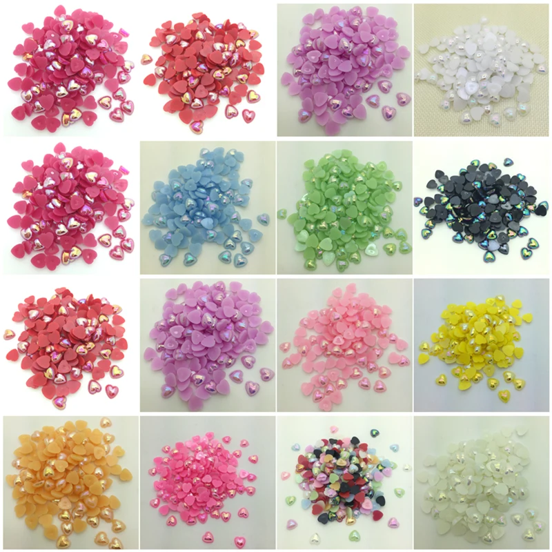 Wholesale 10mm 50pcs DIY Heart-Shaped Pearl Bead Flat Back Scrapbook For Craft Pick Colors
Wholesale 10mm 50pcs DIY Heart-Shaped Pearl Bead Flat Back Scrapbook For Craft Pick Colors