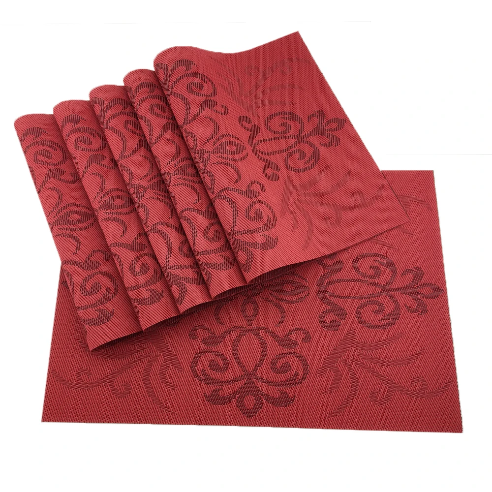 High Quality Luxury Court Style 6 Piece Set / PVC Table Decoration Vinyl Placemat Linen Insulation Place mats Coaster
High Quality Luxury Court Style 6 Piece Set / PVC Table Decoration Vinyl Placemat Linen Insulation Place mats Coaster