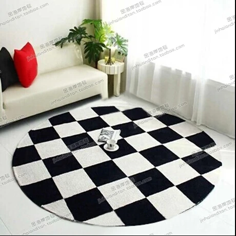 Shop for fashion handmade black and white squares round carpet living room coffee table sofa bed bedroom carpet carpet
Shop for fashion handmade black and white squares round carpet living room coffee table sofa bed bedroom carpet carpet