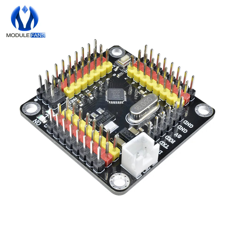 Strong Series Atmega328 Controller Module Pro Mini 5V 16Mhz Board 5V For Arduino Atmega328p Microcontroller Diy Kit I/O Pins
Strong Series Atmega328 Controller Module Pro Mini 5V 16Mhz Board 5V For Arduino Atmega328p Microcontroller Diy Kit I/O Pins