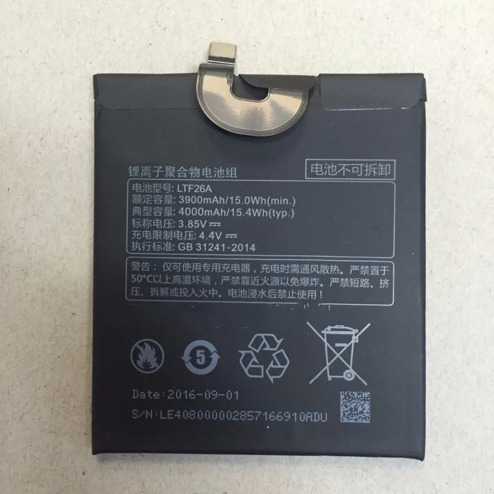 NEW LTF26A Battery For LeTV LeEco Le Pro 3 AI X650 5.5 inch Dual Camera Mobile phone Rechargeable Li-polymer battery
NEW LTF26A Battery For LeTV LeEco Le Pro 3 AI X650 5.5 inch Dual Camera Mobile phone Rechargeable Li-polymer battery