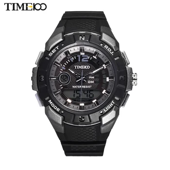 TIME100 Mens Sports Watches Waterproof Dual Time Digital Outdoor Sport Rubber Strap Quartz WristWatches For Men W40111G.03A
TIME100 Mens Sports Watches Waterproof Dual Time Digital Outdoor Sport Rubber Strap Quartz WristWatches For Men W40111G.03A