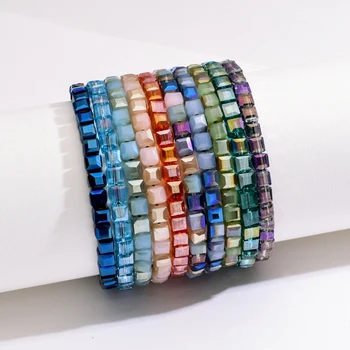 ZMZY Fashion Crystal Bead Charm Bracelet Coloful Cristal Adjustable Bracelets For Women Beaded Bohemia Style Thin Jewelry Gifts
ZMZY Fashion Crystal Bead Charm Bracelet Coloful Cristal Adjustable Bracelets For Women Beaded Bohemia Style Thin Jewelry Gifts