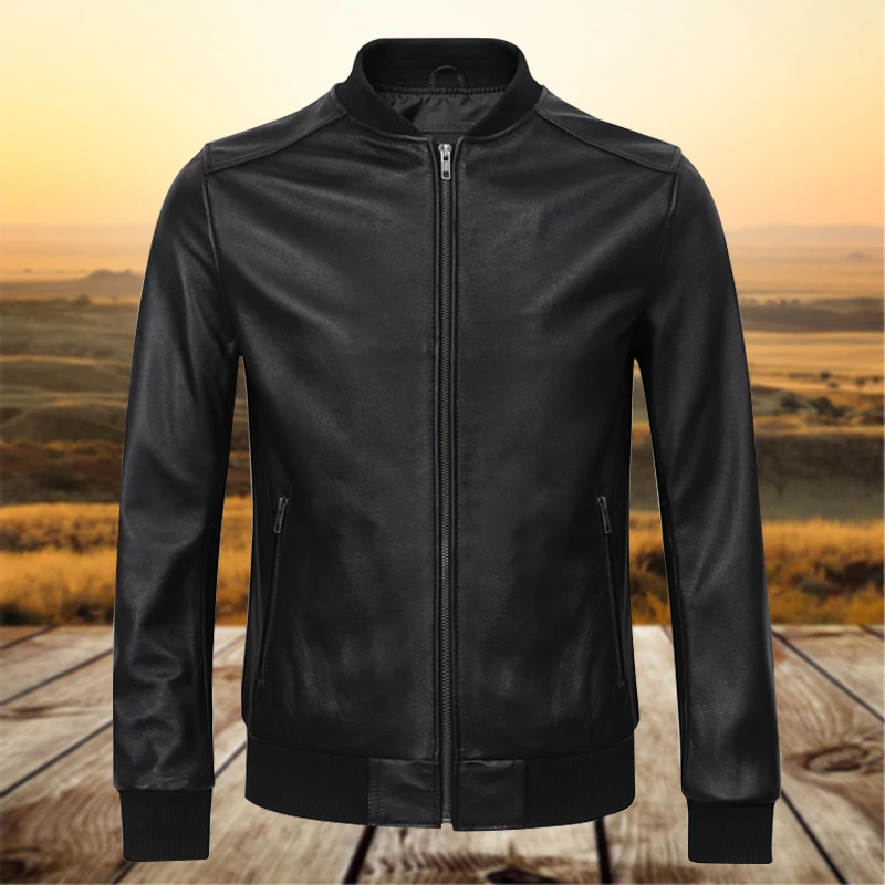 Men's Genuine Leather Jackets Real Cow Leather Jacket 2019 New Autumn Jaqueta De Couro Black Male Genuine Leather Jacket For Men
Men's Genuine Leather Jackets Real Cow Leather Jacket 2019 New Autumn Jaqueta De Couro Black Male Genuine Leather Jacket For Men