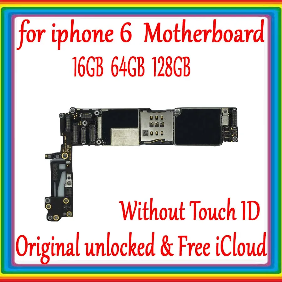Original unlocked for iphone 6 Motherboard without Touch ID,Free iCloud for iphone 6 Mainboard 16GB / 64GB / 128GB Logic board
Original unlocked for iphone 6 Motherboard without Touch ID,Free iCloud for iphone 6 Mainboard 16GB / 64GB / 128GB Logic board