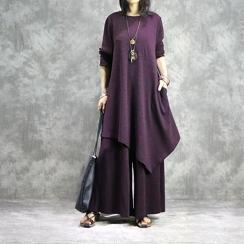 Johnature New Style Casual Original Literary Loose Women Sets 2019 Spring Large Size two-piece Wide Leg Pants Female Sets
Johnature New Style Casual Original Literary Loose Women Sets 2019 Spring Large Size two-piece Wide Leg Pants Female Sets