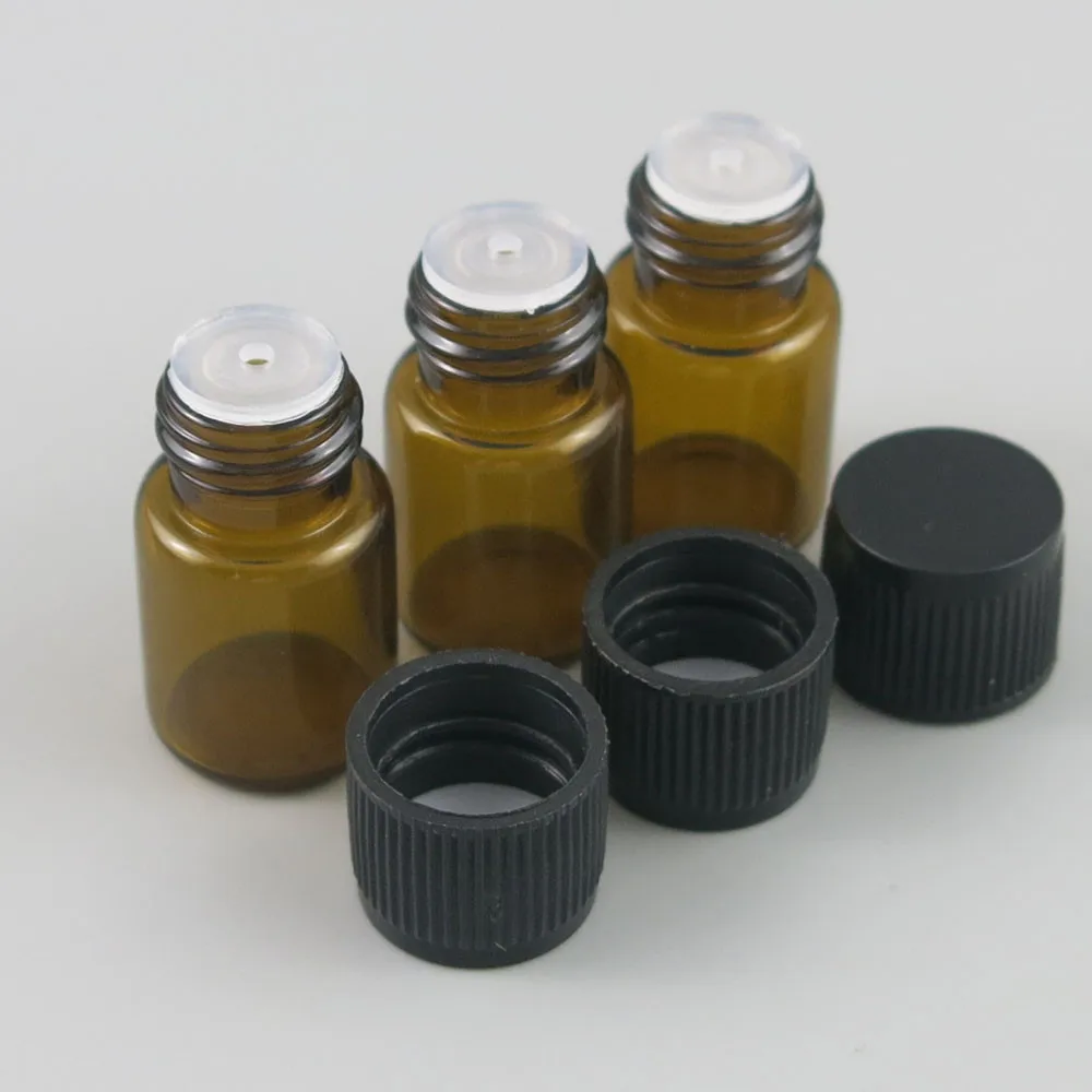 500 x 2ML Refillable Amber Mini Glass Essential Oil Bottle 2CC Amber Brown Samples Vials Orifice Reducer & cap
500 x 2ML Refillable Amber Mini Glass Essential Oil Bottle 2CC Amber Brown Samples Vials Orifice Reducer & cap