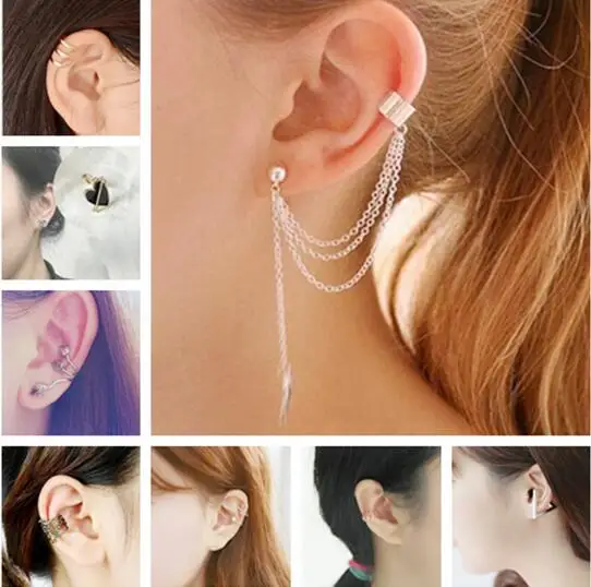 ea788 Punk Vintage Earrings For Women Tassel Feather Leaves Heart-shaped Star Spider Cuff Ear Earrings Fashion Jewelry 2019
ea788 Punk Vintage Earrings For Women Tassel Feather Leaves Heart-shaped Star Spider Cuff Ear Earrings Fashion Jewelry 2019