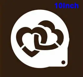 10" Heart to Heart Arcylic Sugar Icing Sieve Mode Baking Tiramisu Decorating Stencils For Cake Spray Mold Tool
10" Heart to Heart Arcylic Sugar Icing Sieve Mode Baking Tiramisu Decorating Stencils For Cake Spray Mold Tool