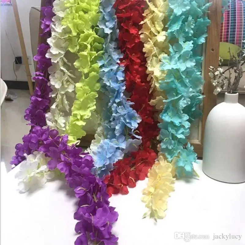 500Pcs Artificial Hydrangea Flower Vine DIY Simulation Wedding Arch Door Home Wall Hanging Wisteria For Birthday Garden Decor
500Pcs Artificial Hydrangea Flower Vine DIY Simulation Wedding Arch Door Home Wall Hanging Wisteria For Birthday Garden Decor