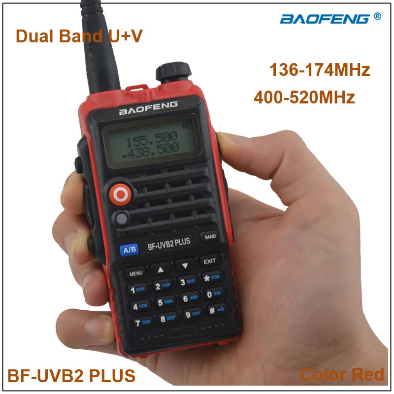 8W High Power 4800mAh Li-ion Battery Baofeng 2015 Two Way Radio BF-UVB2Plus Walkie Talkie Dual Band UVB2 Red Color w/Earpiece
8W High Power 4800mAh Li-ion Battery Baofeng 2015 Two Way Radio BF-UVB2Plus Walkie Talkie Dual Band UVB2 Red Color w/Earpiece