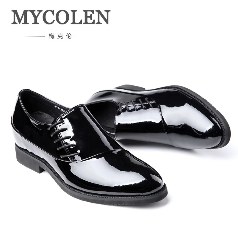 MYCOLEN New Quality Men Shoes Patent Leather For Men Business Dress Shoes Leather Lace Breathable Summer Style Men Shoes
MYCOLEN New Quality Men Shoes Patent Leather For Men Business Dress Shoes Leather Lace Breathable Summer Style Men Shoes